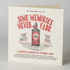 Letterpress Card - Love - Some Memories Never Fade